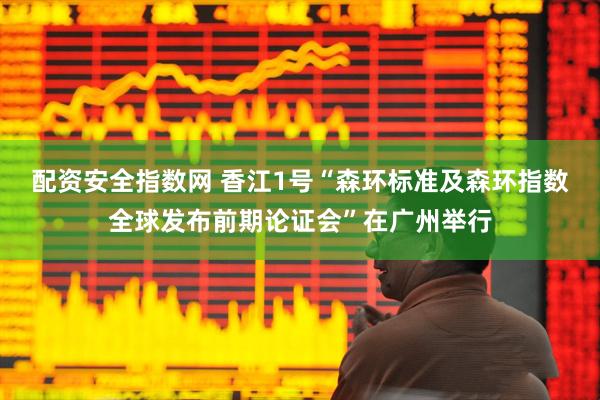 配资安全指数网 香江1号“森环标准及森环指数全球发布前期论证会”在广州举行